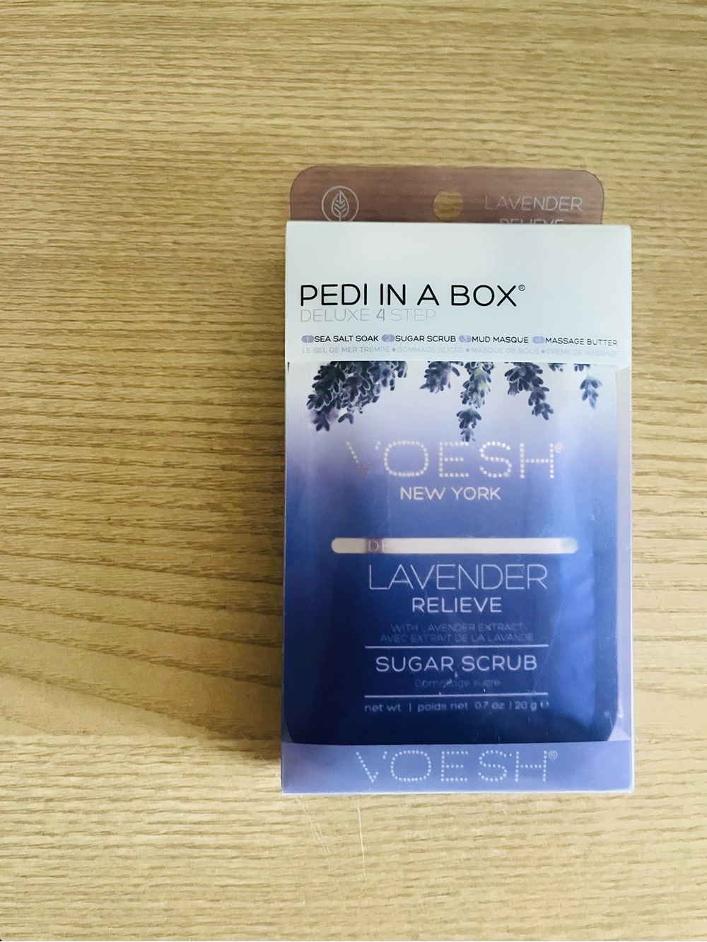VOESH Lavender Relieve Pedi In A Box - Lavender